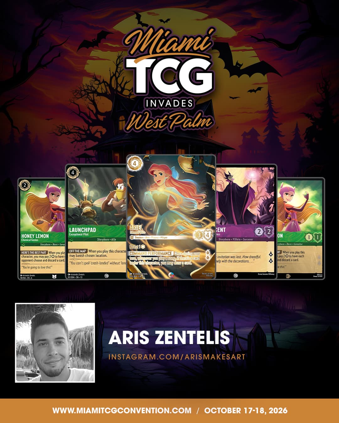 Aris Zentelis, Lorcana Illustrator